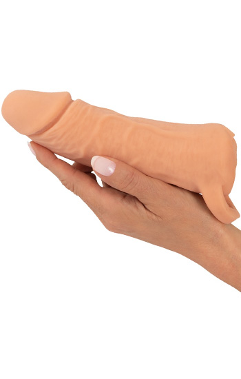 2-in-1 Extension & Masturbator 18,5cm - Varpos plėtra 3