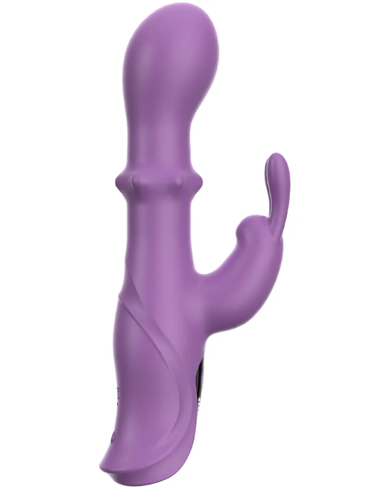 3-in-1 Rabbit Vibrator With LCD Display - Triušio vibratorius 3