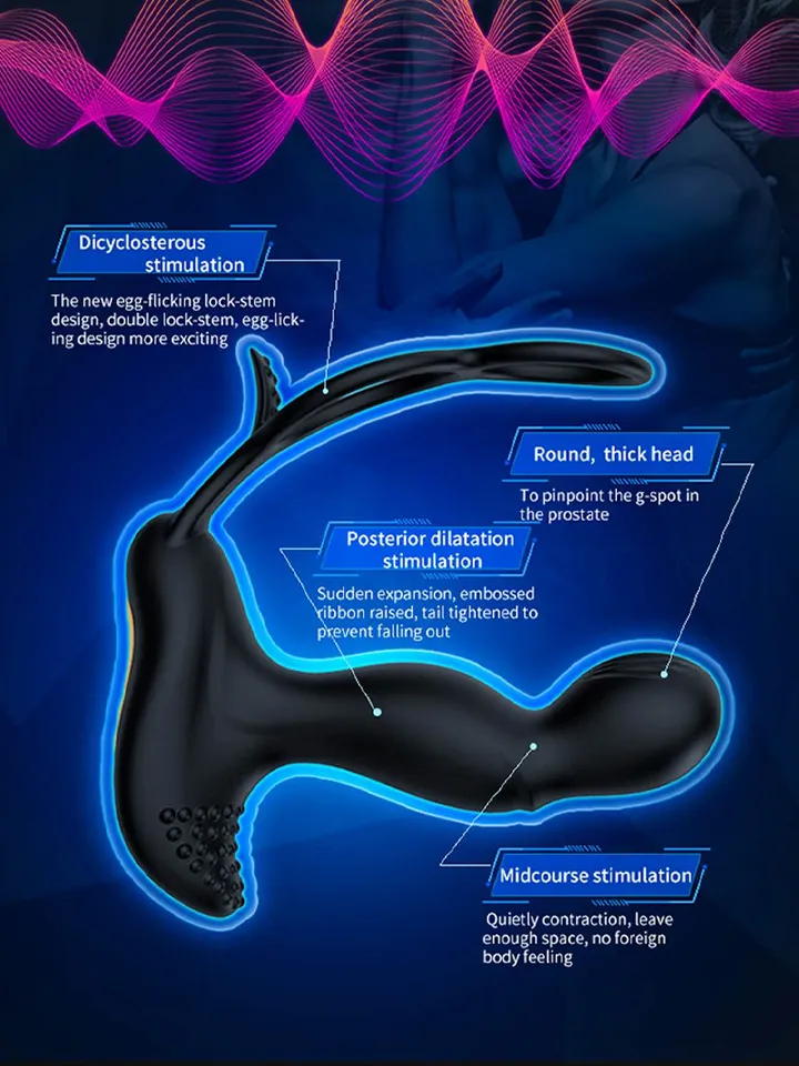 7 Function & Heating Prostate Massager - Prostatos vibratorius 3 [full]