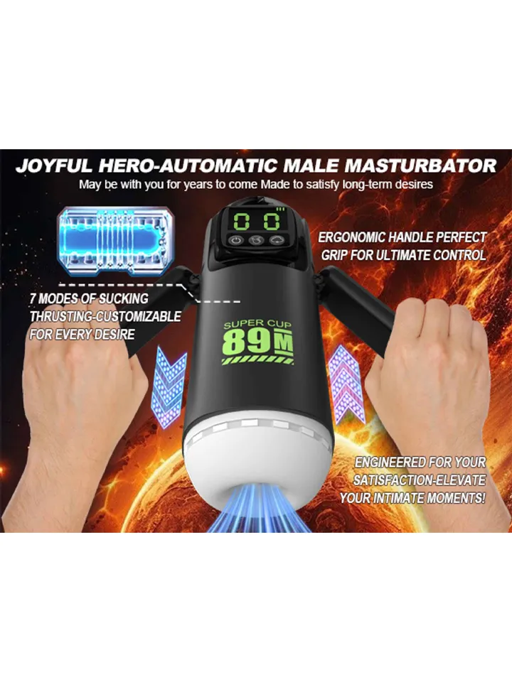 7 Vibration & Suction Functions Masturbator - Automatinis masturbatorius 2 [full]
