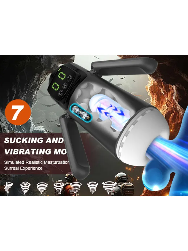 7 Vibration & Suction Functions Masturbator - Automatinis masturbatorius 3 [full]
