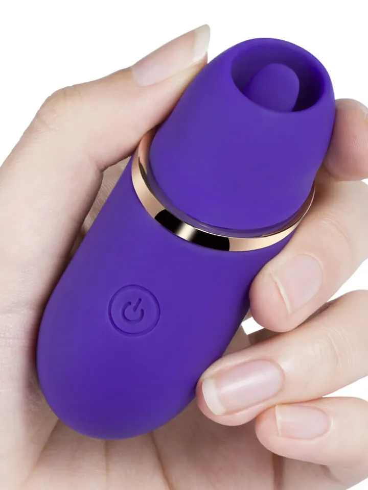 Abby Mini Clit Licking Vibrator Tongue - Klitorio stimuliatorius 4 [full]