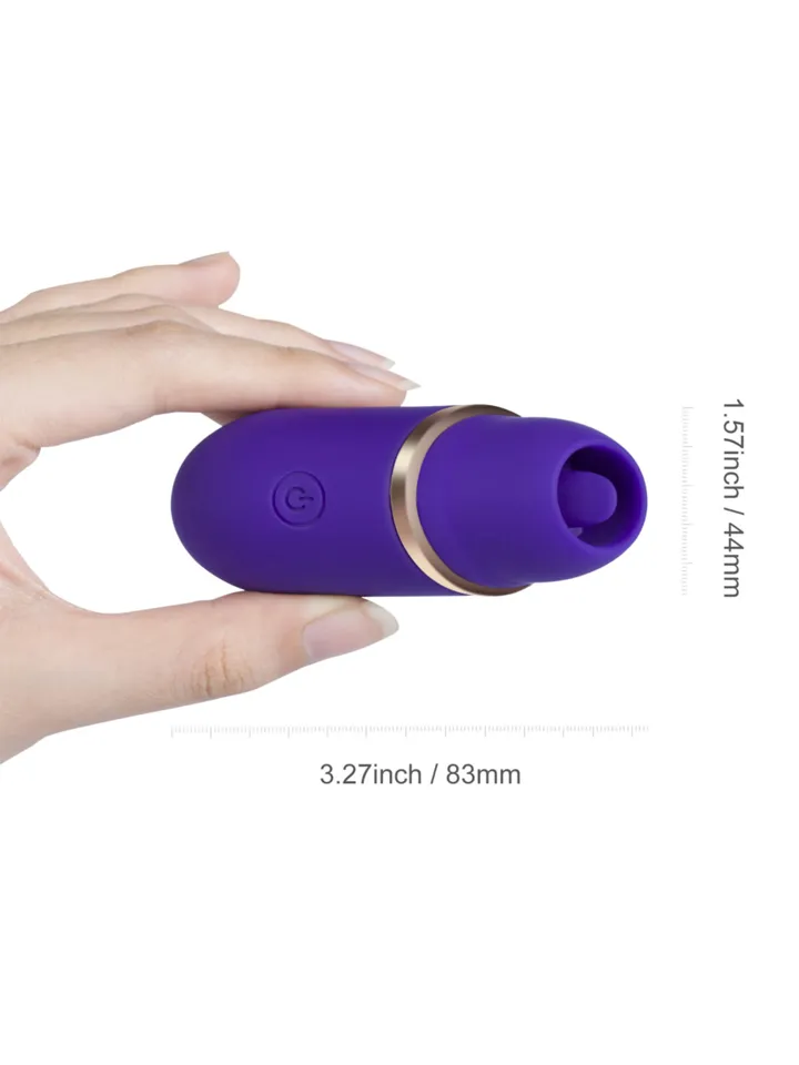 Abby Mini Clit Licking Vibrator Tongue - Klitorio stimuliatorius 5 [full]