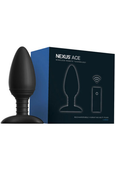 Ace Large Remote Control Vibrating Butt Plug - Vibruojantis analinis kištukas 2