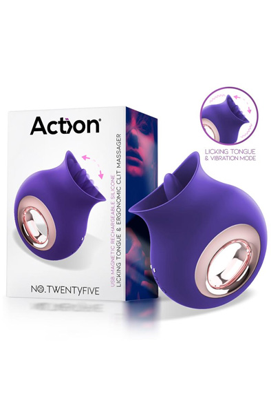 Action No. 25 Licking Tongue & Vibrator Clitoris Massager - Klitorinis vibratorius 7