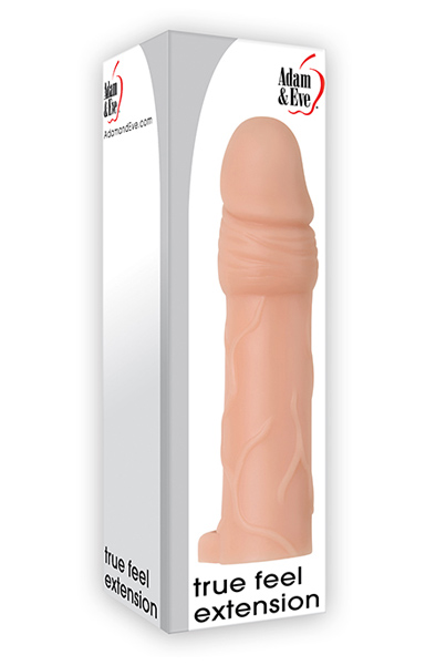Adam And Eve True Feel Extension Flesh 16cm - Varpos rankovė 2