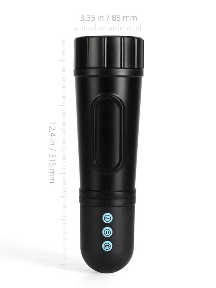 Addax Hands Free Masturbator & Vibrating Sleeve - Vibruojantis burnos masturbatorius 3 [full]