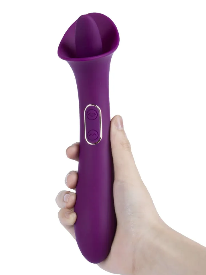 Adele Clit Licking Tongue Vibrator With G-spot Stimulator - Klitorinis vibratorius 2 [full]