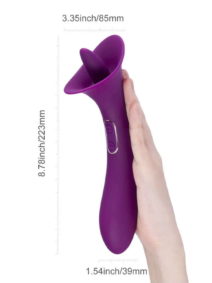 Adele Clit Licking Tongue Vibrator With G-spot Stimulator - Klitorinis vibratorius 3 [full]