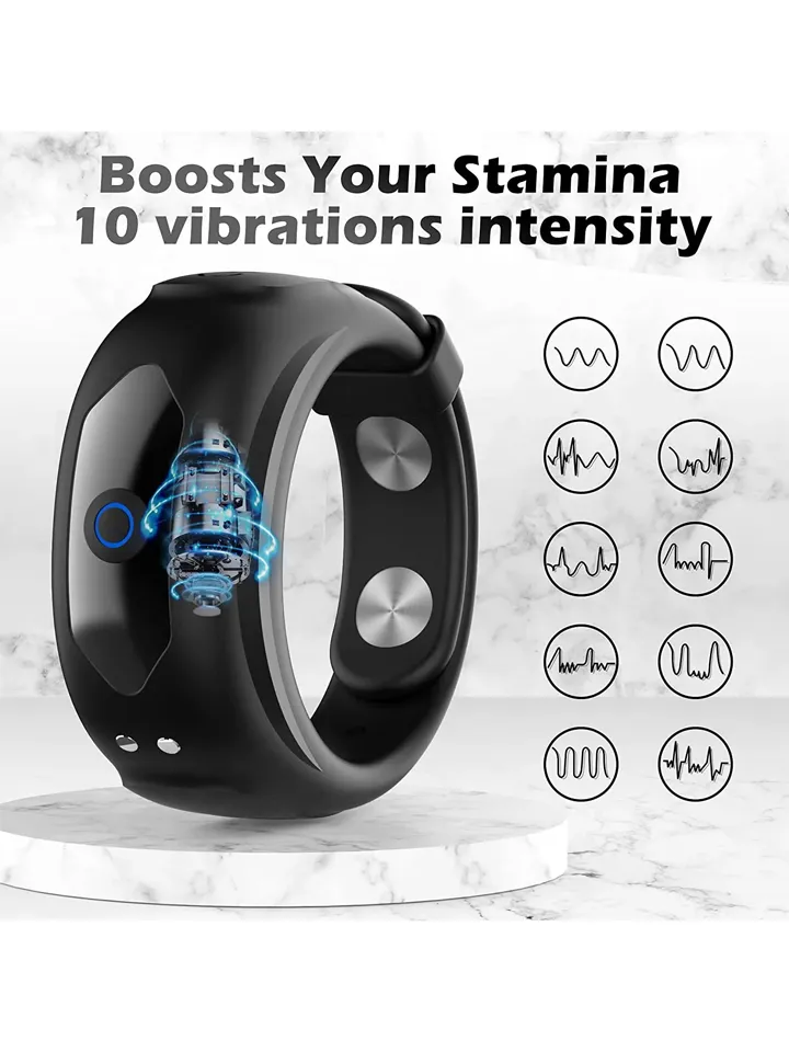 Adjustable Vibrating Penis Ring - Vibruojantis gaidžio žiedas 2 [full]