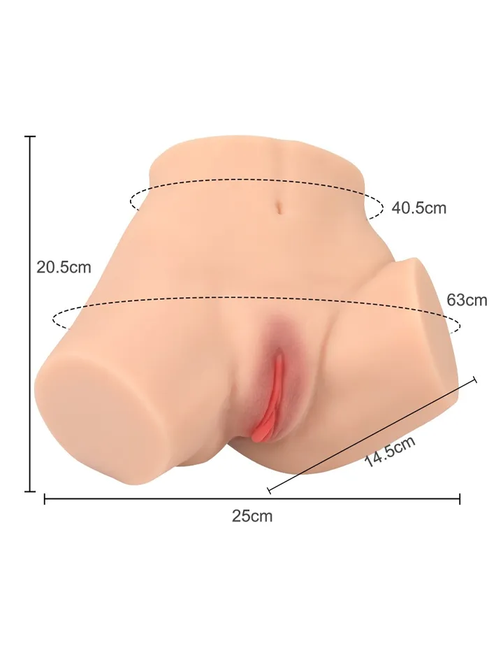 Aiva Vagina & Ass Masturbator 2,6 kg - Sekso lėlė 4 [full]