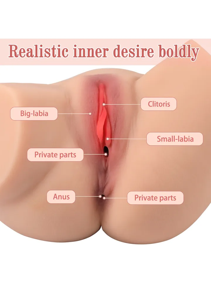 Aiva Vagina & Ass Masturbator 2,6 kg - Sekso lėlė 7 [full]