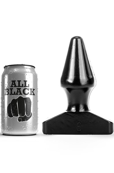 All Black Plug 15,5 cm - Papildomas „Girthy“ analinis kištukas 2