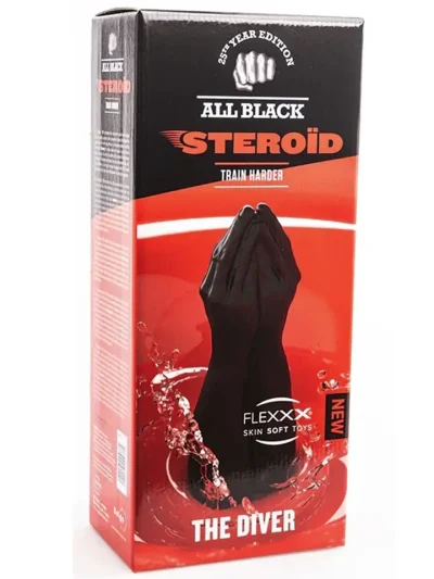 All Black Steroïd The Diver 35,5 cm - Kumščio ranka 5