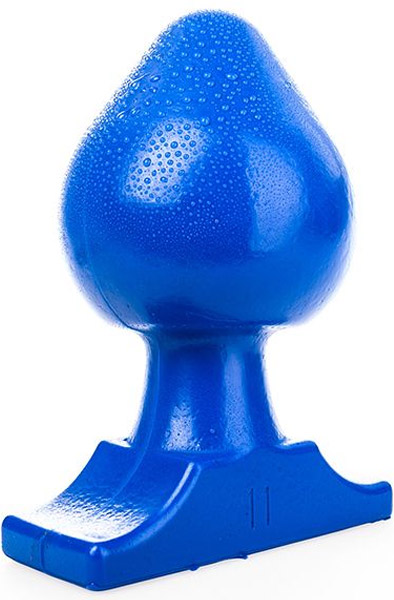 All Blue Vinyl Anal Plug 19 cm - Papildomas „Girthy“ analinis kištukas 2