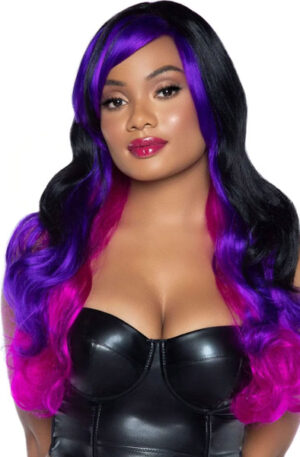 Allure Multi Color Wig Black/Purple - Perukas 1