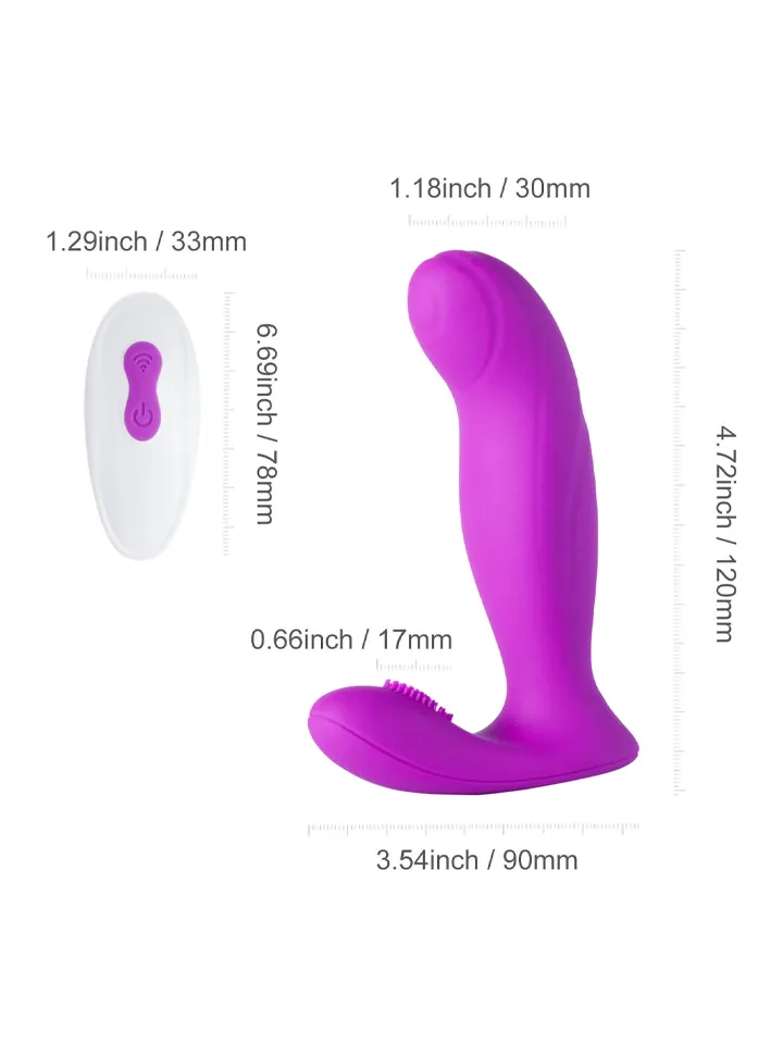 Allure Wearable G-Spot Vibrator With Clit Stimulator - G taško vibratorius 3 [full]