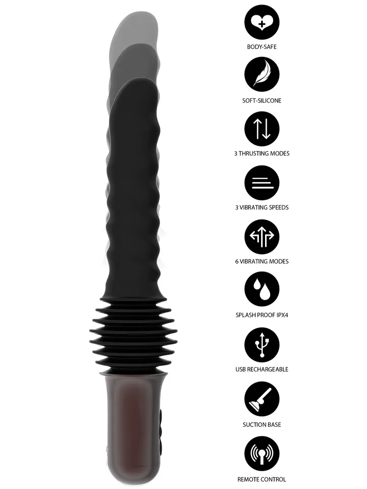 Anal Power Thrusting Vibrator - Vibruojantis analinis dildo 2
