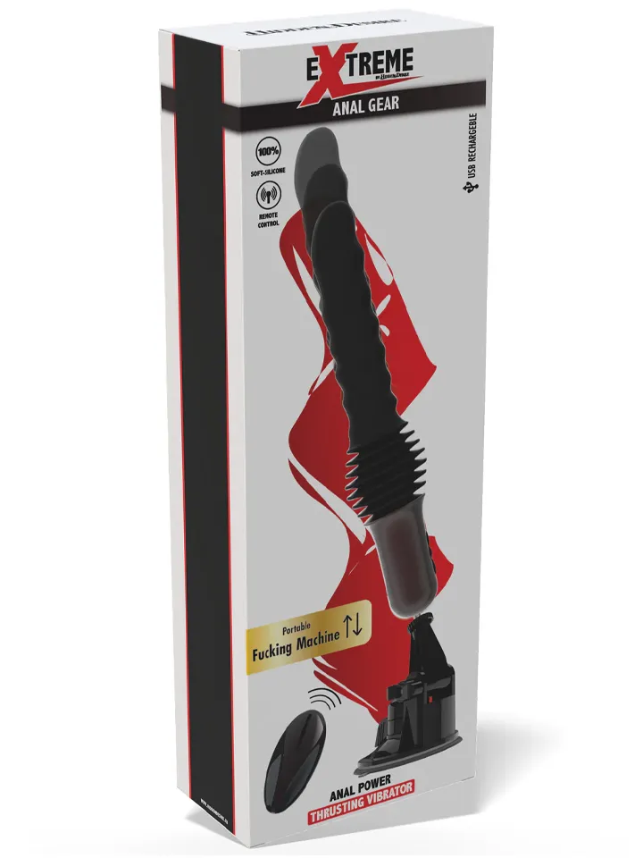 Anal Power Thrusting Vibrator - Vibruojantis analinis dildo 4