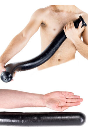 Analconda Blackmamba Spitting 90 cm - Ypač ilgas analinis dildo 1