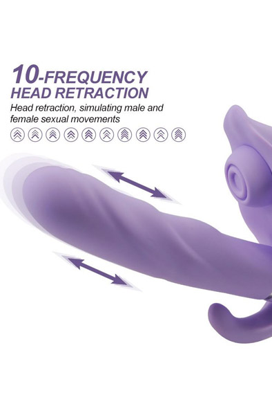 Apollo Thrusting Vibrator, Pulse & Suction Functions - Vibratorius 2