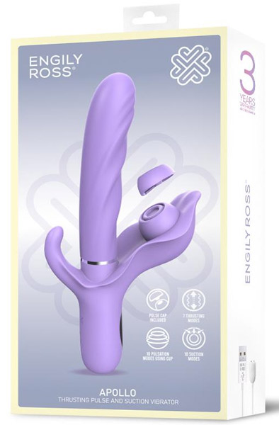Apollo Thrusting Vibrator, Pulse & Suction Functions - Vibratorius 8