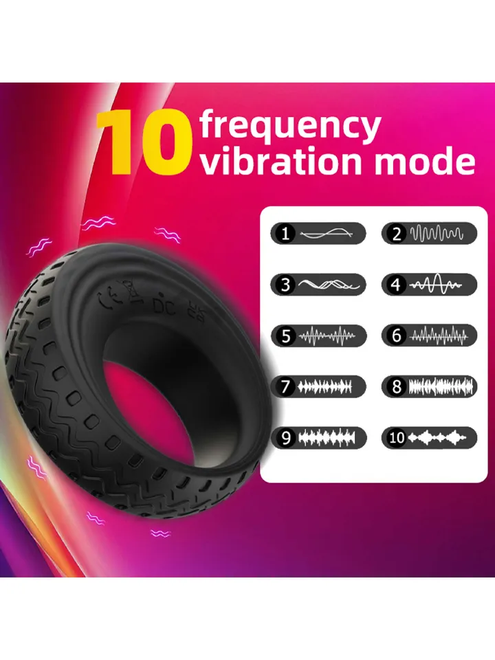 App-Controlled Vibrating Cock Ring - APP kontroliuojamas varpos žiedas 2 [full]