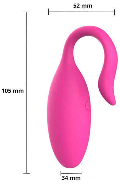 App-Controlled Vibrating Egg - Nuotolinio valdymo vibratorius 5
