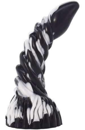 Arkan Dildo Black-White 20 cm - Dragon dildo 1