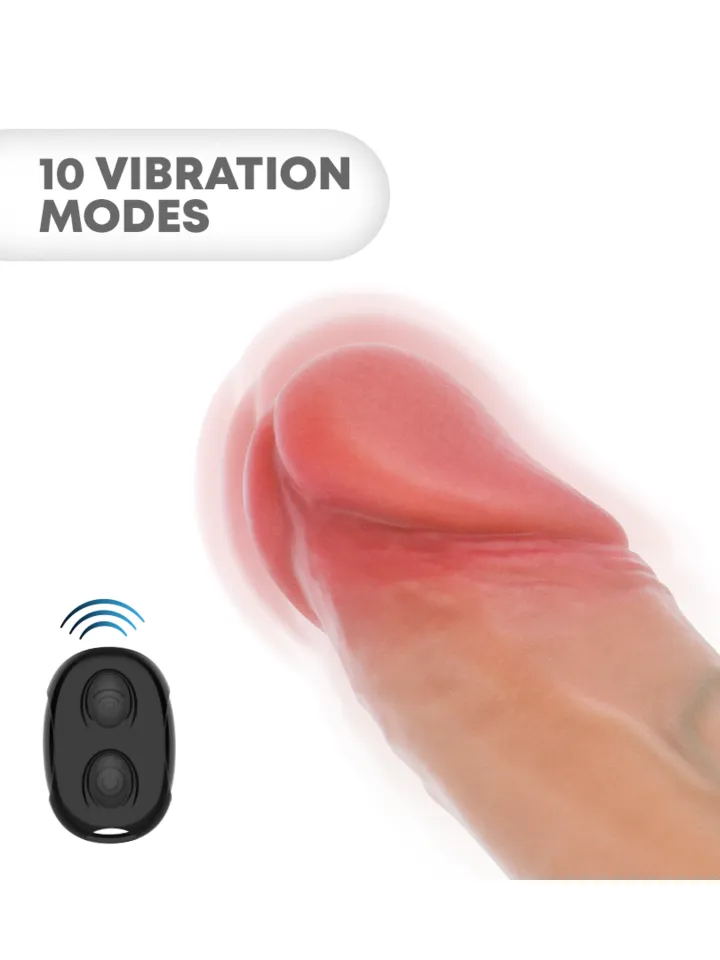 Arnold Vibrator Penis Sleeve With Remote 16 cm - Vibruojantis varpos plėtra 2 [full]