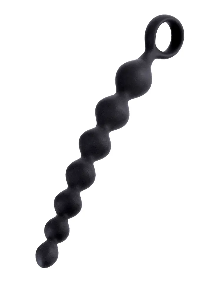 Arse Beads Ribbed Silicone Anal Beads - Analiniai karoliukai 2 [full]