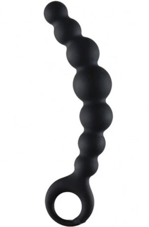 Arse Beads Silicone Black 17,8 cm - Analiniai karoliukai 1
