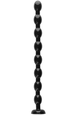 Ass Snake Beaded Dildo Black 48 cm - Ypač ilgas analinis dildo 1