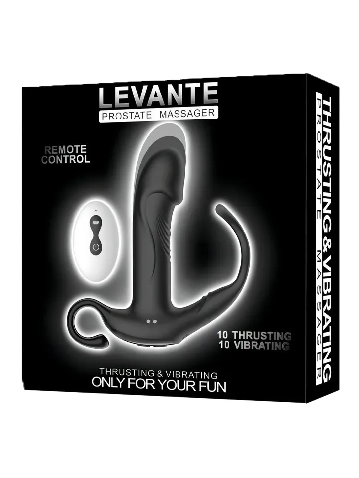 B-Series Cute Thrusting Prostate Massager - Prostatos vibratorius su varpos žiedu 4 [full]
