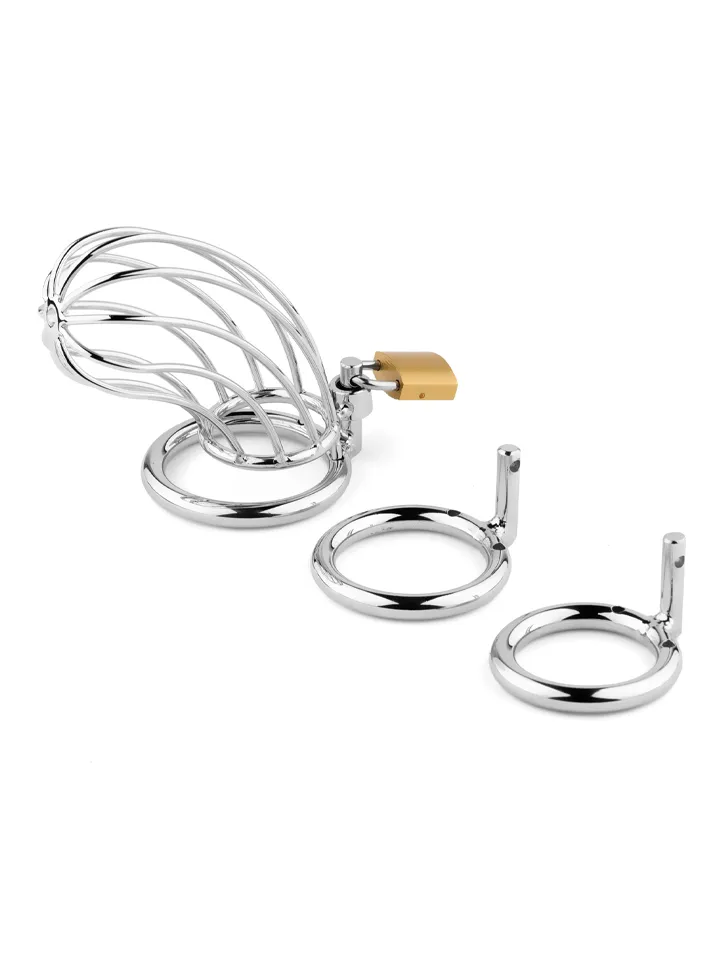 B-Series Metal Penis Cock Cage - Skaistybės narvas 2 [full]