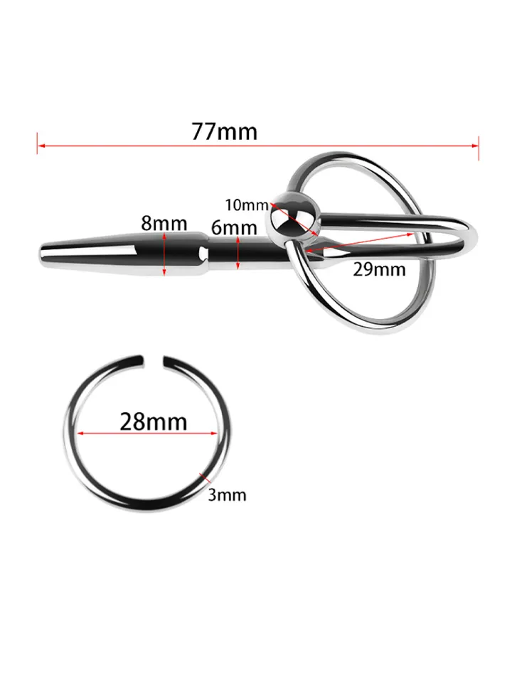 B-Series Metal Penis Plug No. 05 - Dilatorius 4 [full]