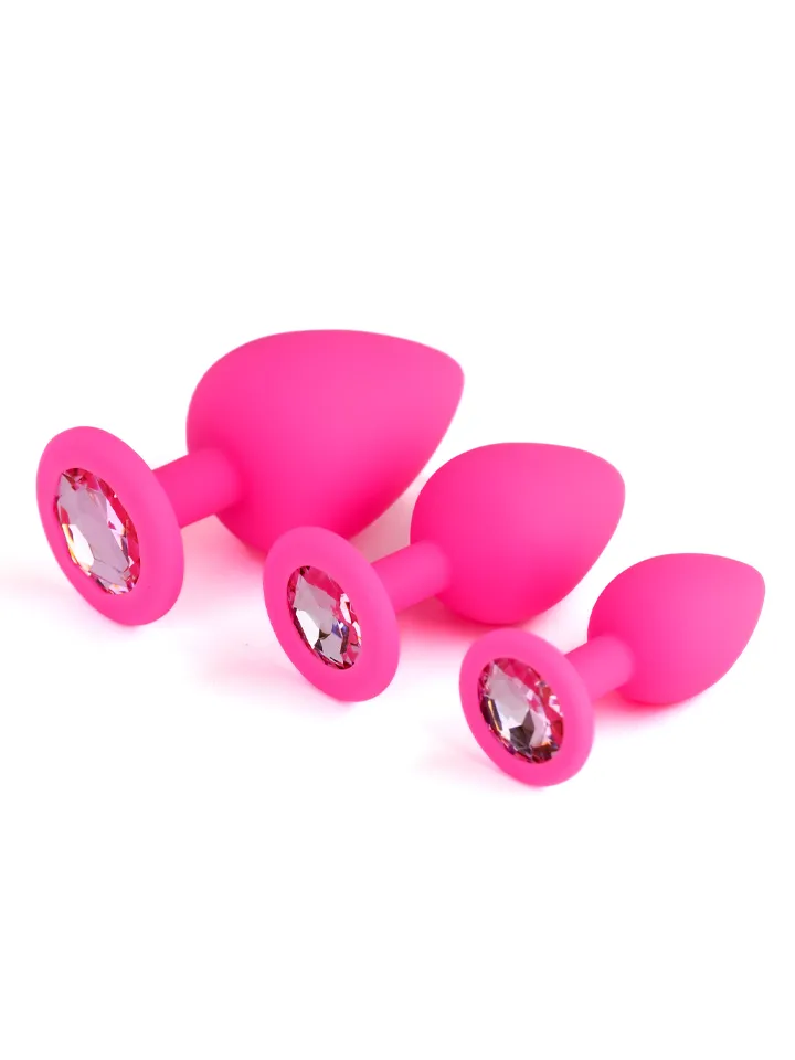 B-Series Silicone Plug Set Pink - Analinis kištuko rinkinys 1 [full]