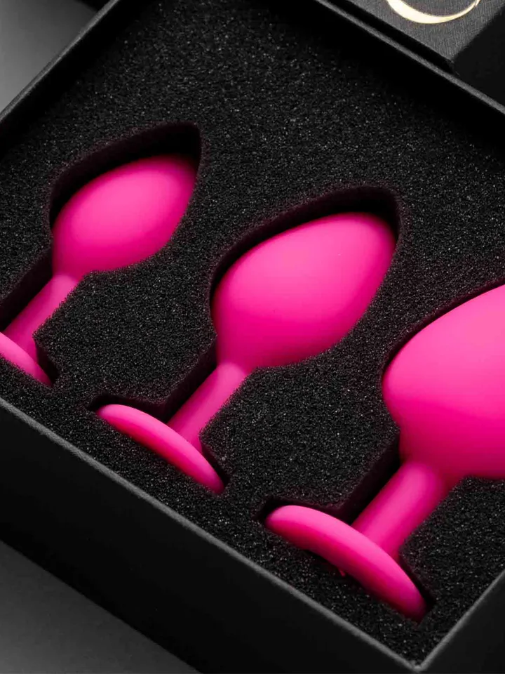 B-Series Silicone Plug Set Pink - Analinis kištuko rinkinys 3 [full]