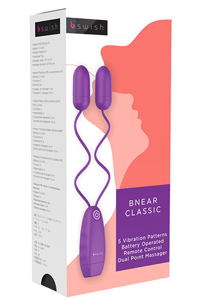 B Swish Bnear Classic Purple - Vibruojantis kiaušinis 2