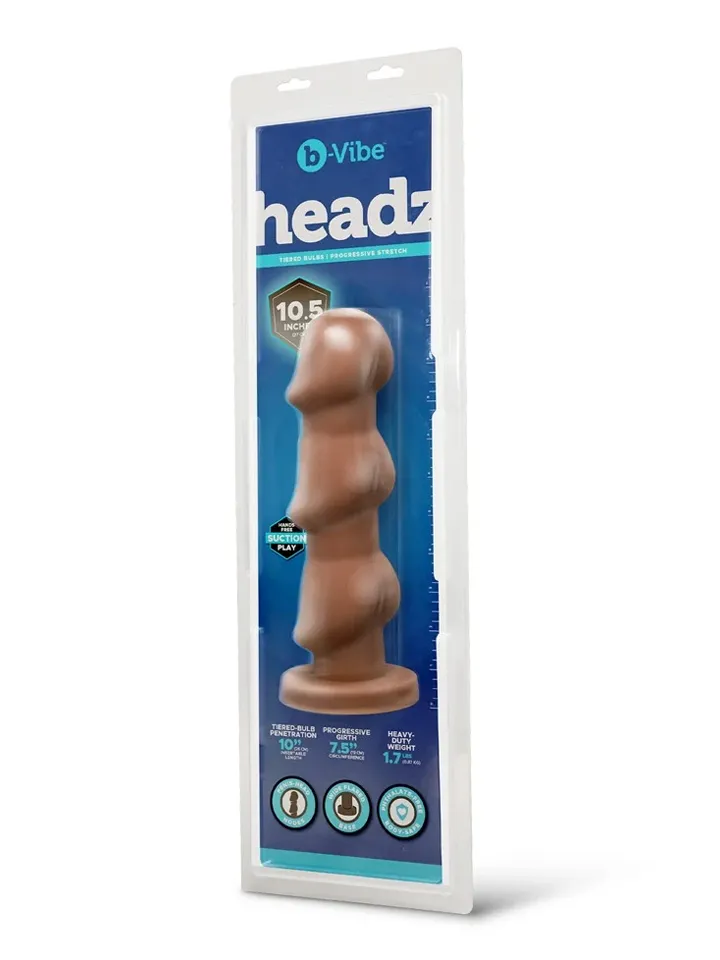 B-vibe Headz Multi-Bulb Dildo 27 cm - Xl dildo 4 [full]