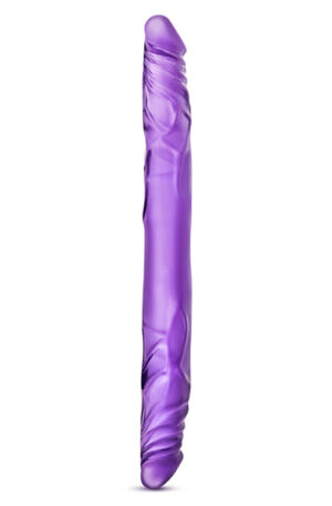 B Yours Double Dildo Purple 35 cm - Dvigubas dildo 1