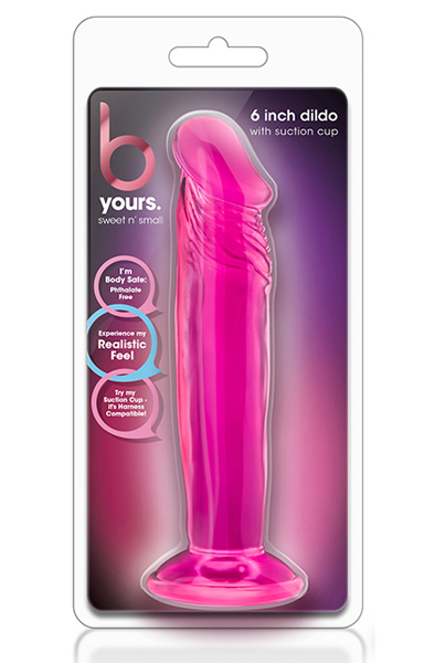 B Yours Sweet N' Small Dildo Pink 16,5 cm - Mažas dildo 2