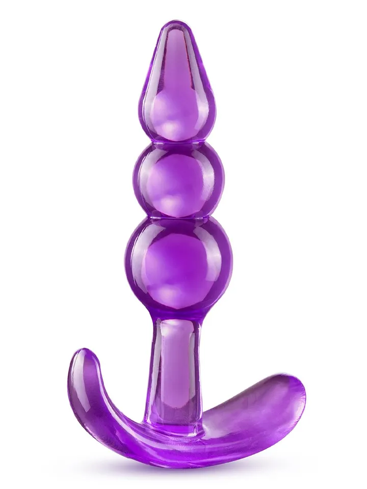 B Yours Triple Bead Anal Plug Purple - Mini analinis kištukas 1 [full]