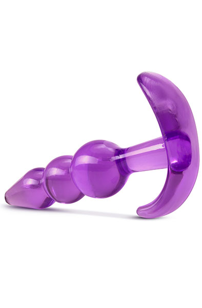 B Yours Triple Bead Anal Plug Purple - Mini analinis kištukas 2