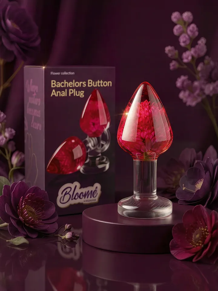 Bachelors Button Anal Plug Medium - Analinis kištukas 4 [full]