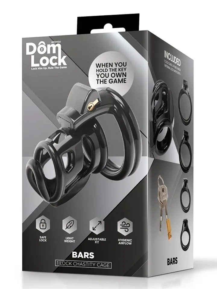 Bars Chastity Cage With Internal Lock - Varpos narvas 4 [full]