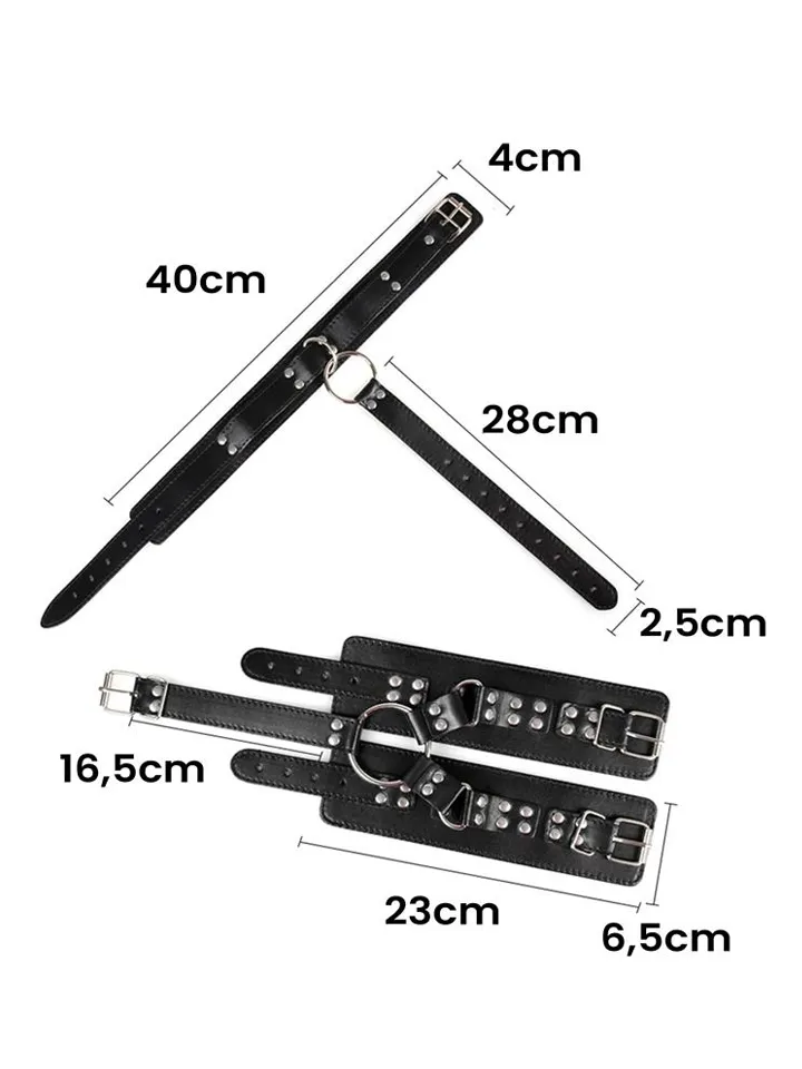 BDSM Collar & Wirst Restraints - Karoliai & amp; Antrankiai 3 [full]