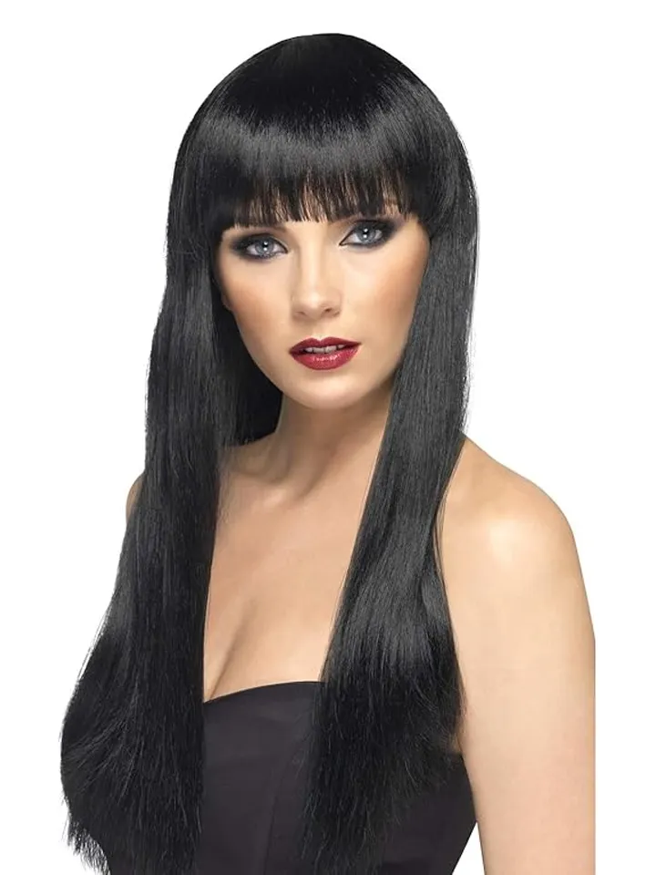 Beauty Long Wig Black - Perukas 1 [full]
