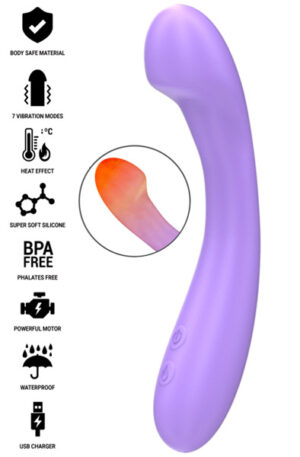 Becky Vibrator Heatable 7 Vibrations - Vibruojantis dildo 1