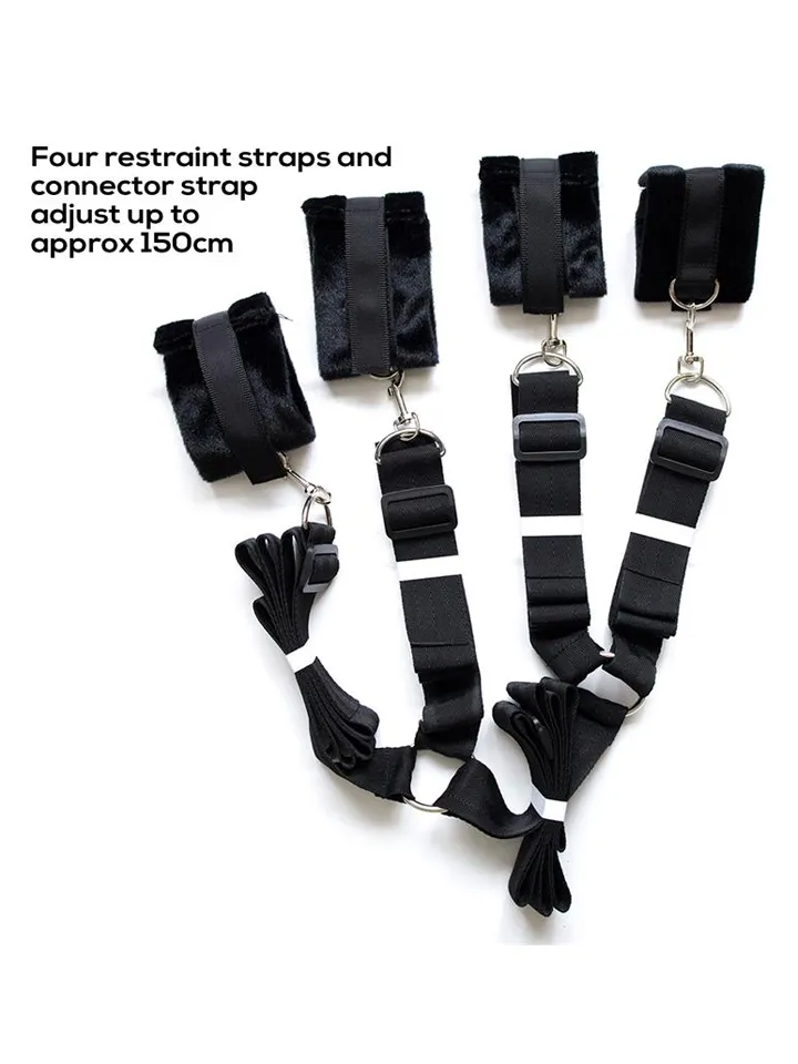 Bed Restraint Set With Cuffs - Riešas ir kulkšnies rankogaliai 3 [full]